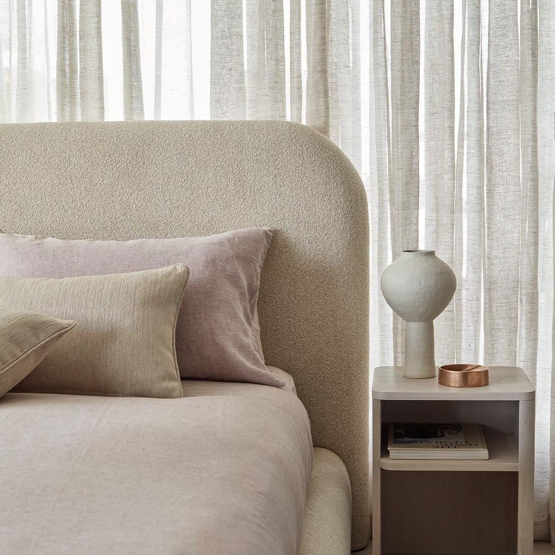 Krystal Fully Upholstered Bed ZENN DESIGN