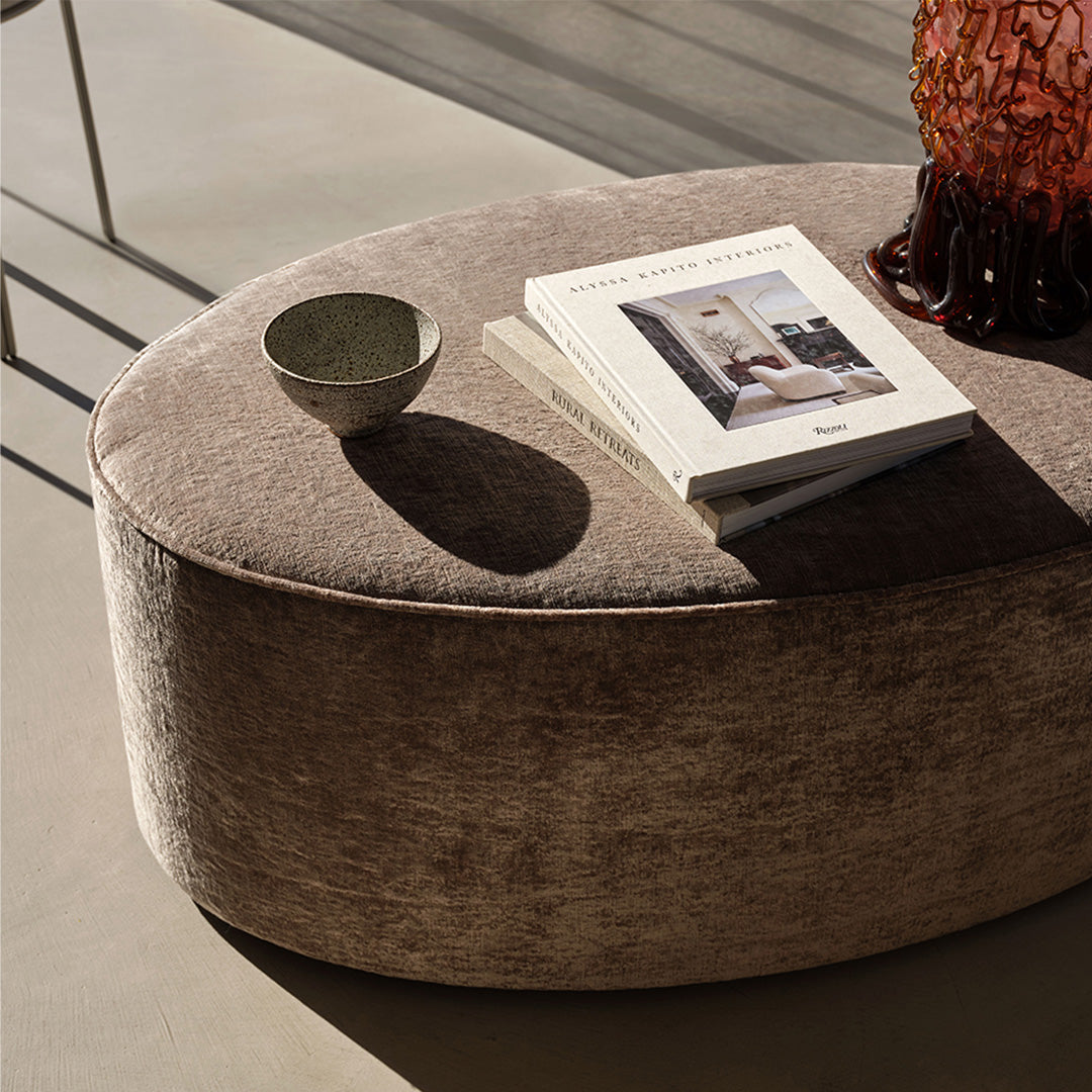 Oval Ottoman
