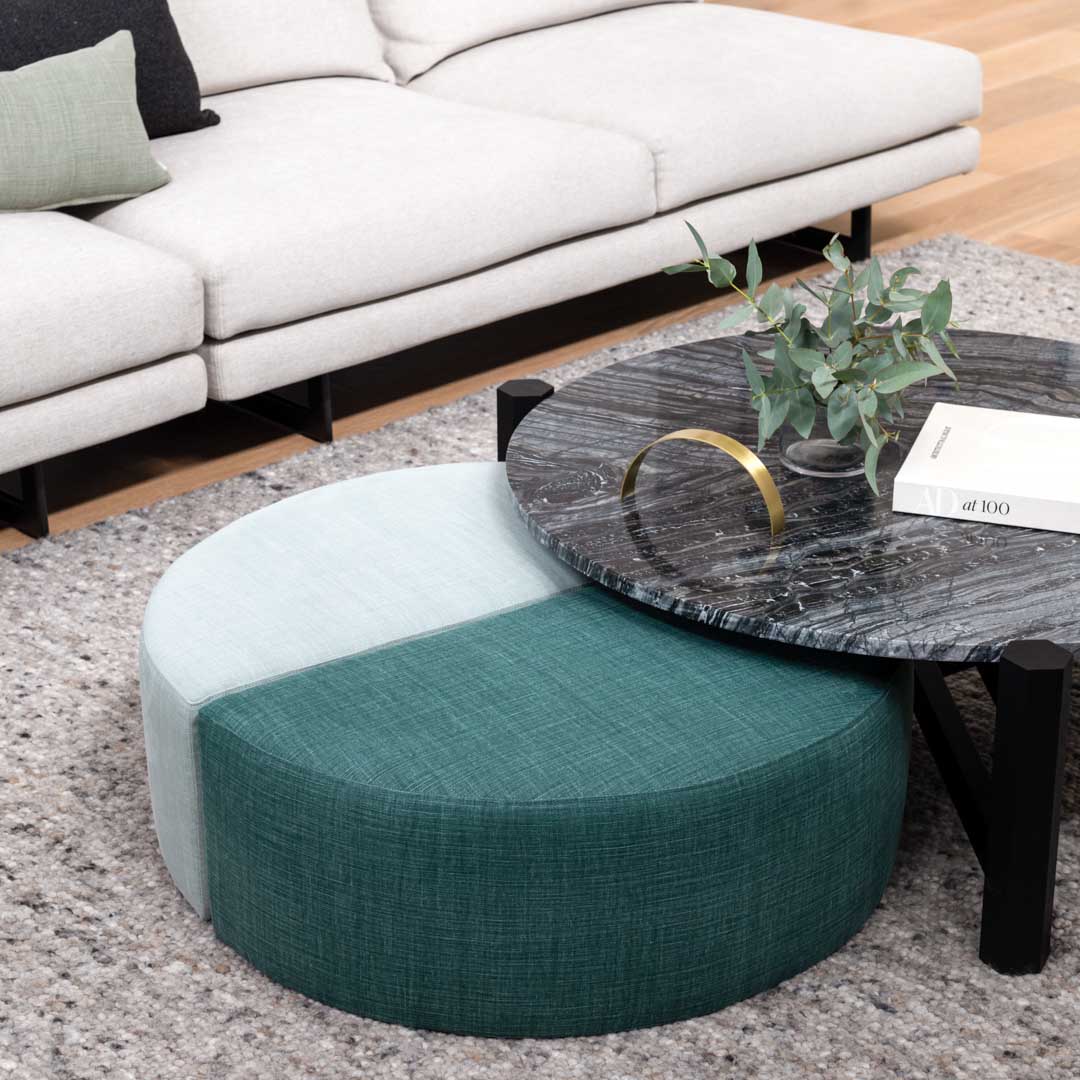 Half Moon Ottoman