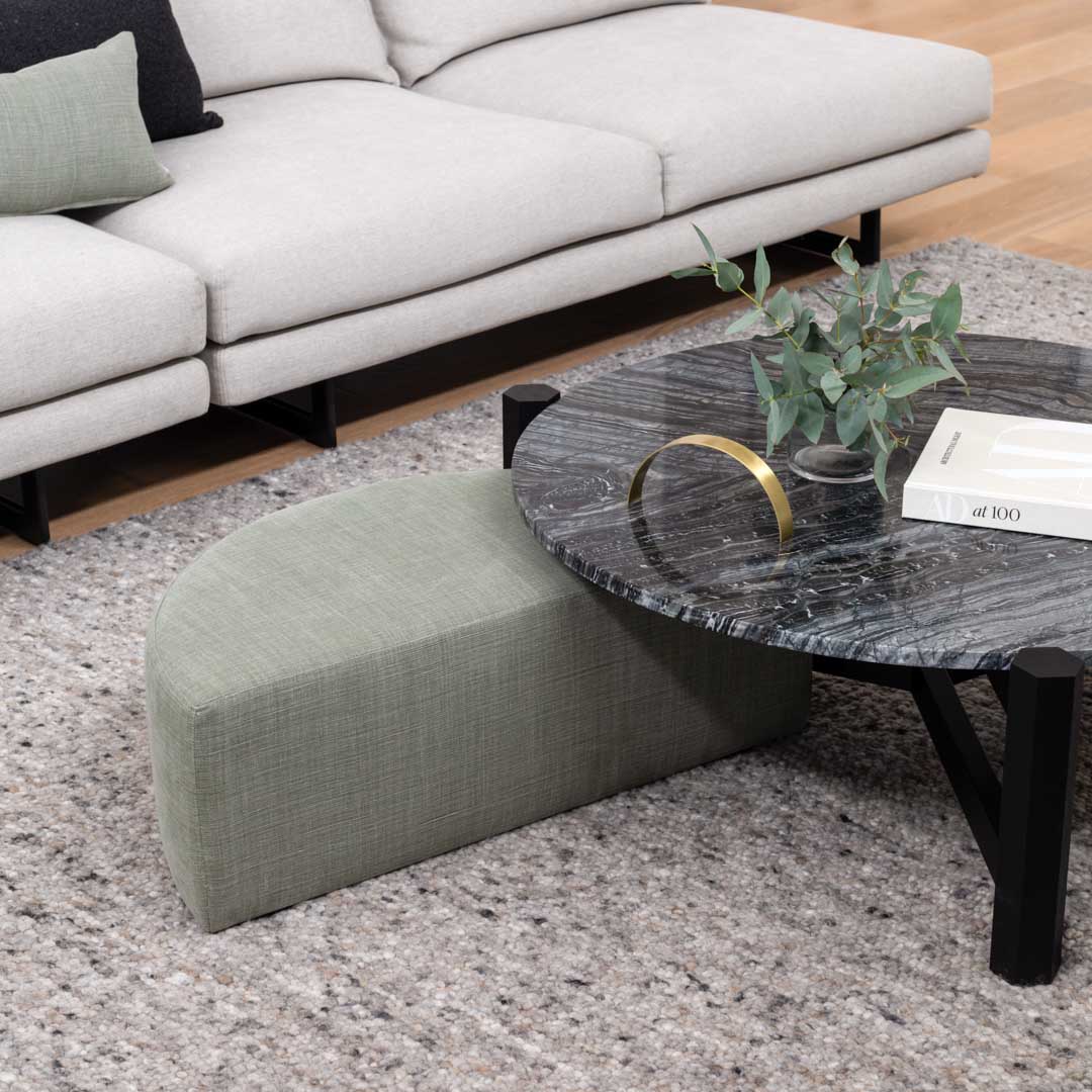 Half Moon Ottoman
