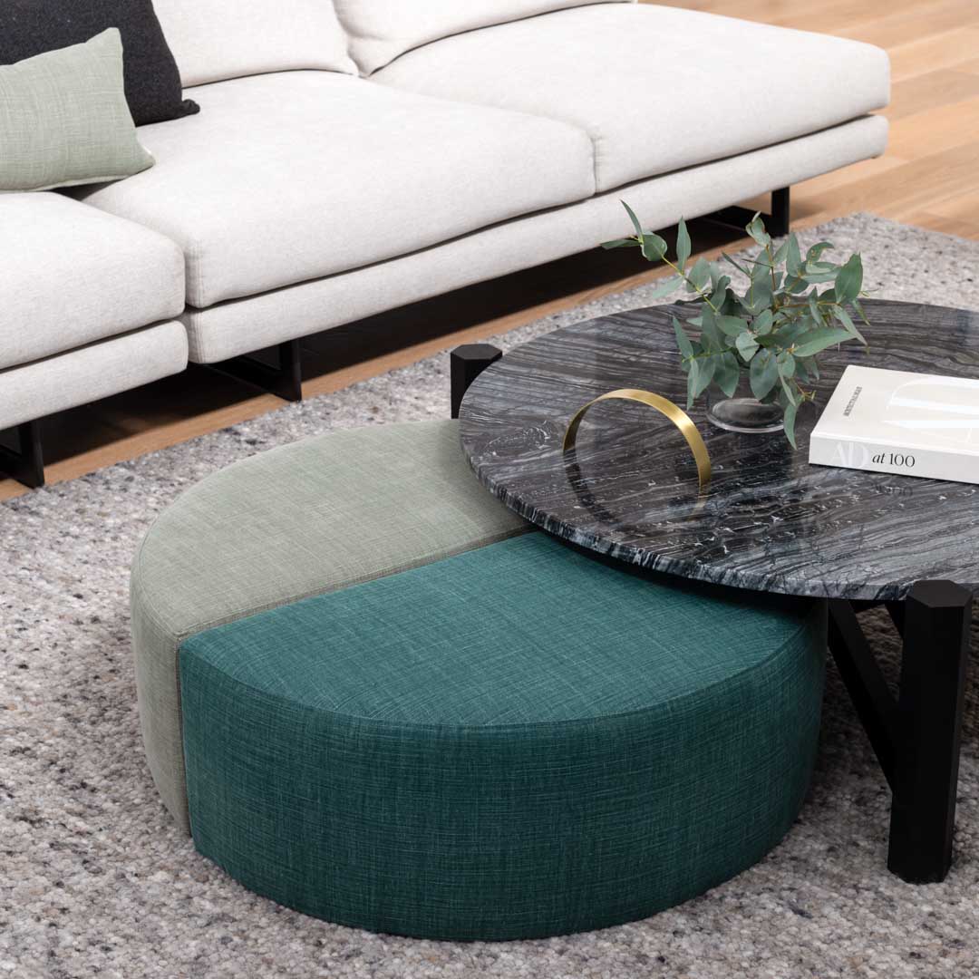 Half Moon Ottoman