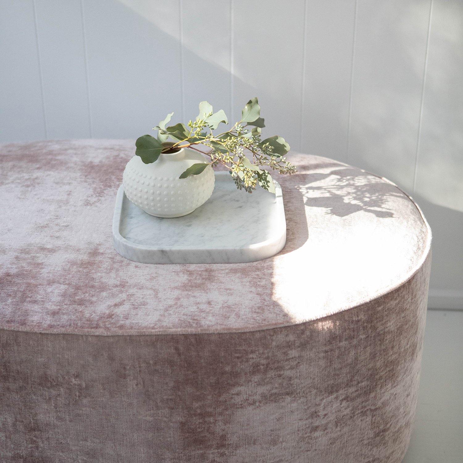 Oval Coffee Table Ottoman - ZENN DESIGN