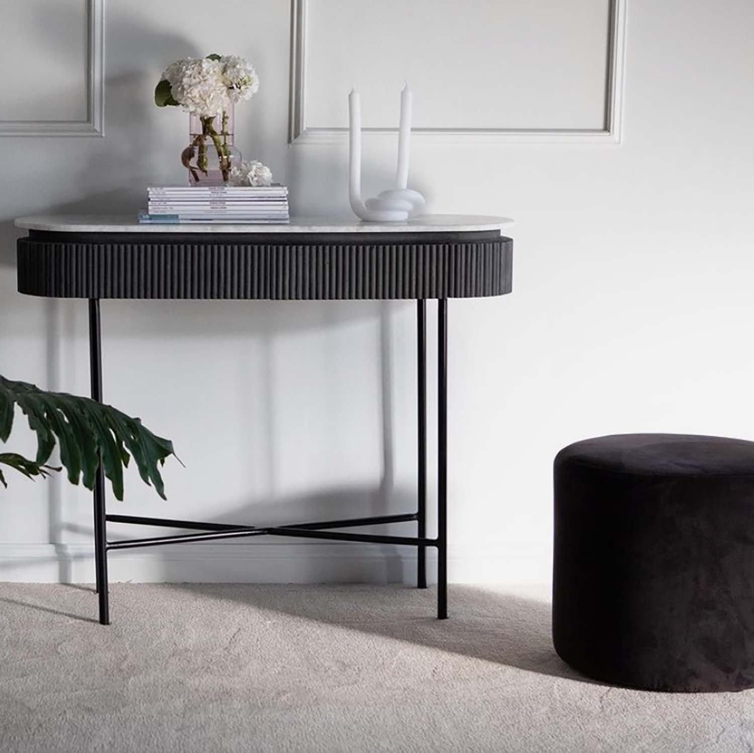 Small Round Ottomans - ZENN DESIGN