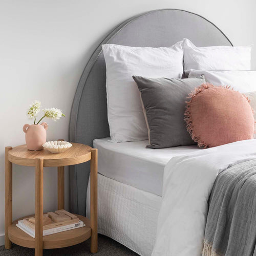 Tara - Double Flange Round Arch Bedhead - ZENN DESIGN