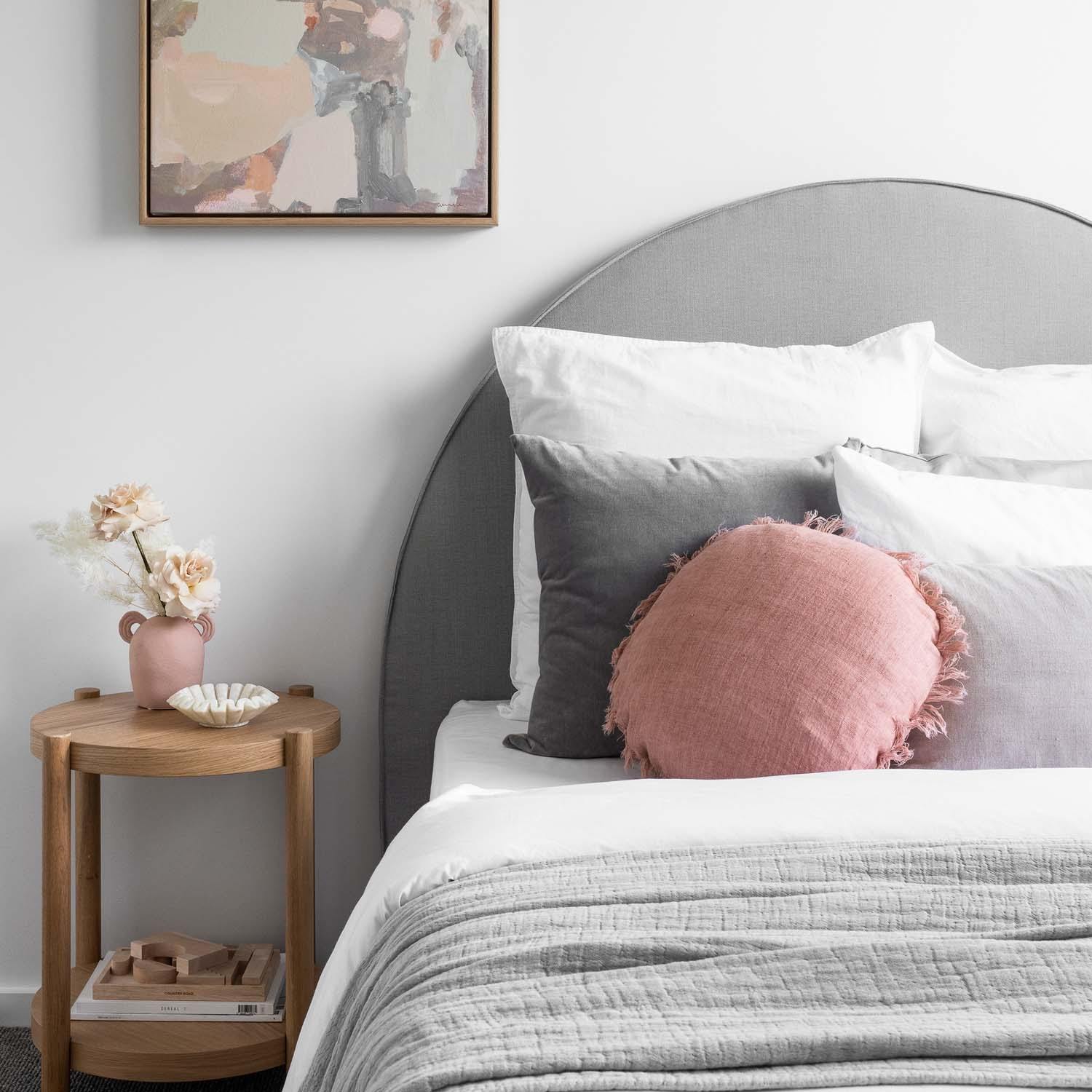 Tara - Double Flange Round Arch Bedhead - ZENN DESIGN